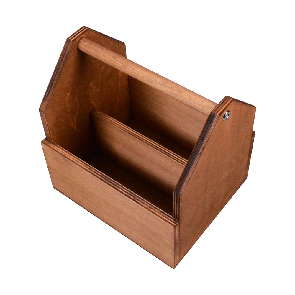 Wooden Condiment Holder - Smart Hospitality Supplies