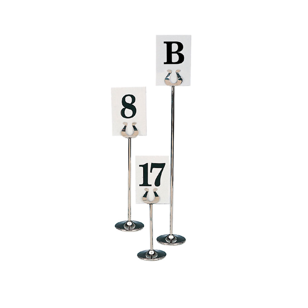 Steel Table Number Holders - Smart Hospitality Supplies