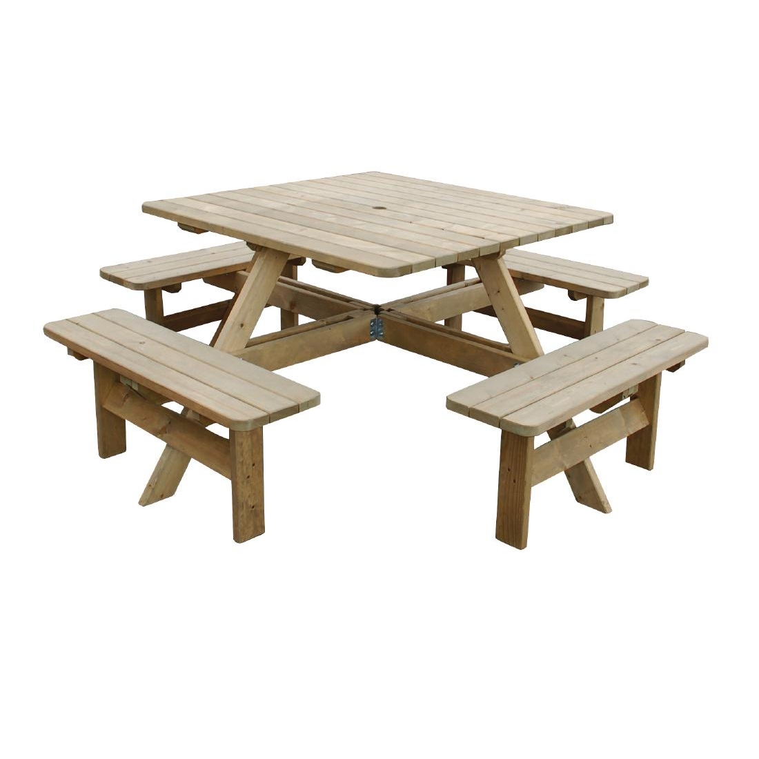 Square Picnic Table By Rowlinson Cg096 Smart Hospitality Supplies