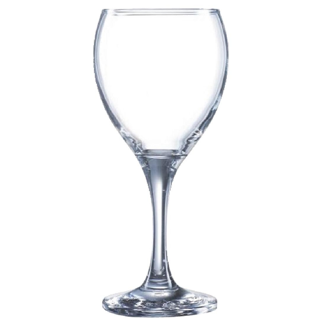 Arcoroc Seattle Nucleated Wine Glasses 310ml Ce Marked At 250ml By Arcoroc Cj508 Smart Hospitality Supplies