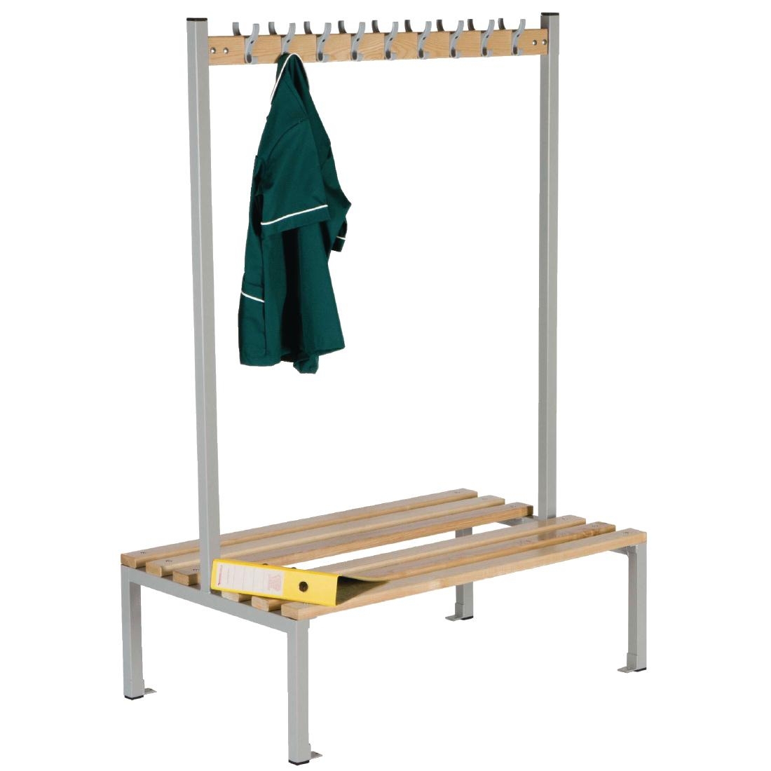 Double Sided Coat Hanger Bench 1200mm by Elite Lockers-CF497 - Smart ...