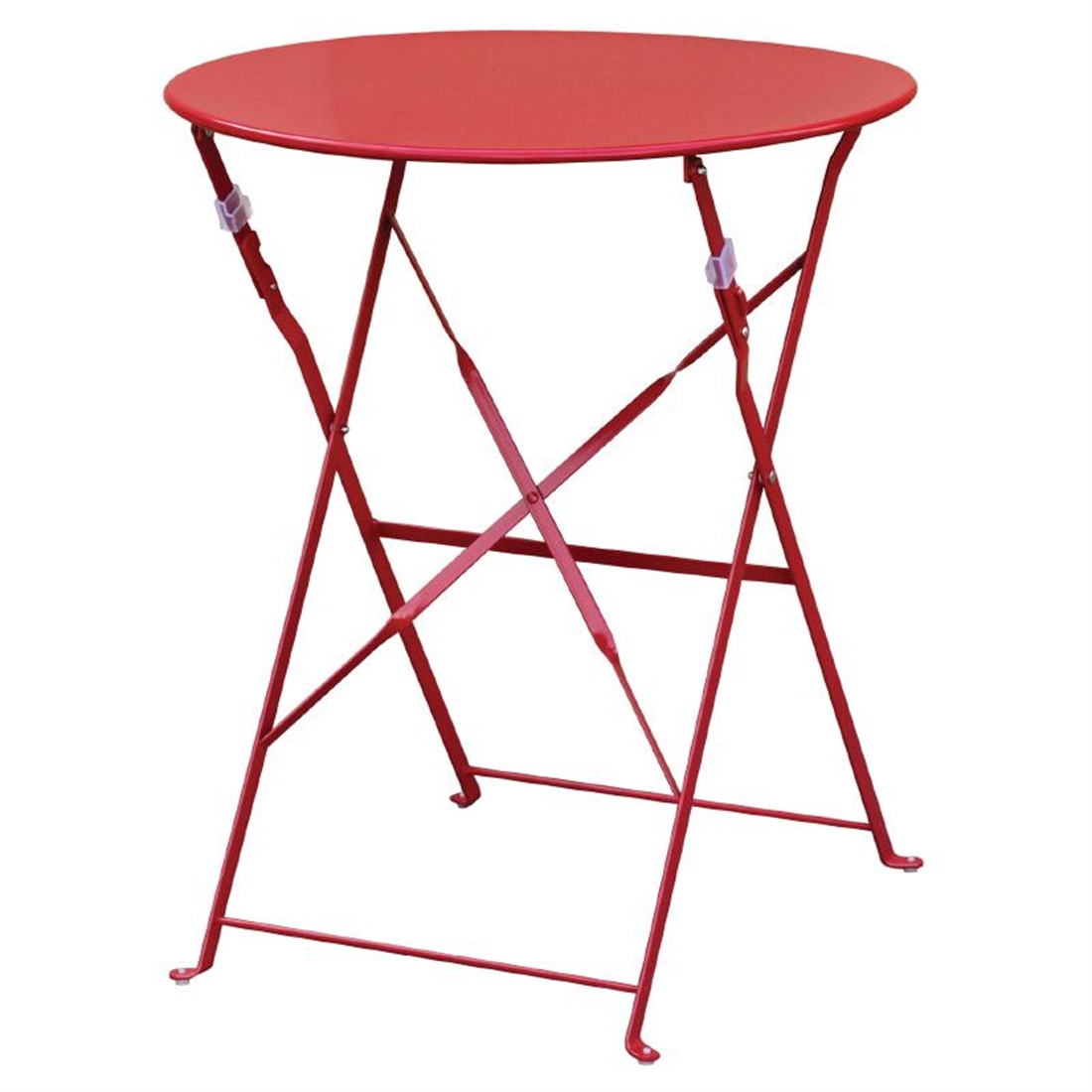 Bolero Red Pavement Style Steel Table 595mm by Bolero-GH560 - Smart ...