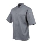 Chef Works Valais Signature Series Grey Unisex Chefs Jacket