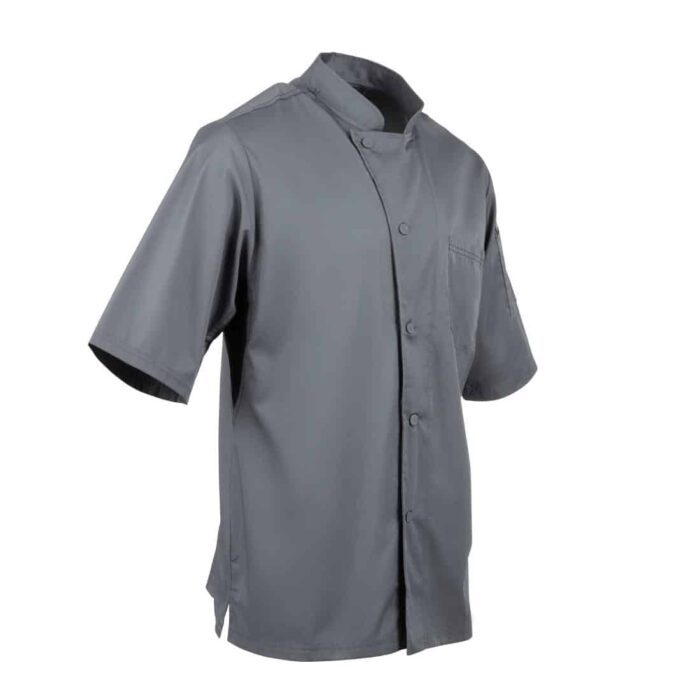 Chef Works Valais Signature Series Grey Unisex Chefs Jacket