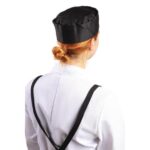 Whites Chefs Skull Cap Polycotton Black