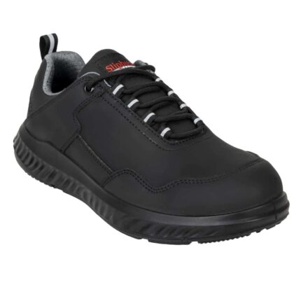 Slipbuster Recycled Microfibre Safety Trainer Matte Black