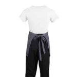 Whites Short Bistro Apron Charcoal