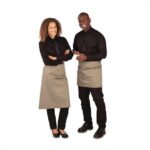 Whites Short Bistro Apron Olive