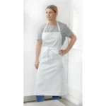 Chef Works Recycled Bib Apron White