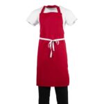 Whites Bib Apron Red