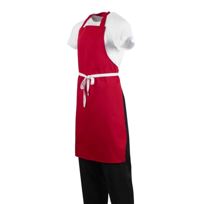 Whites Bib Apron Red