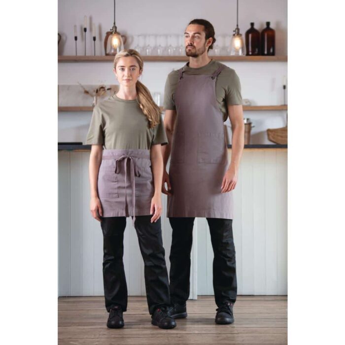 Southside Cotton Canvas Waist Apron Grey