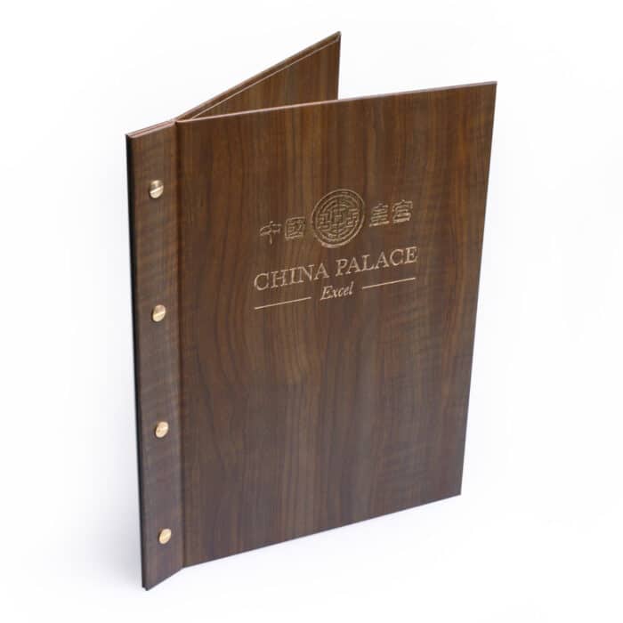 Wooden Effect Menu Covers - Smart Hospitality Supplies - China Palace