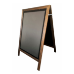 A frame chalkboard with a1 poster holder