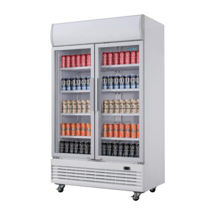 Polar G-Series Upright Display Cooler with Light Box 950Ltr