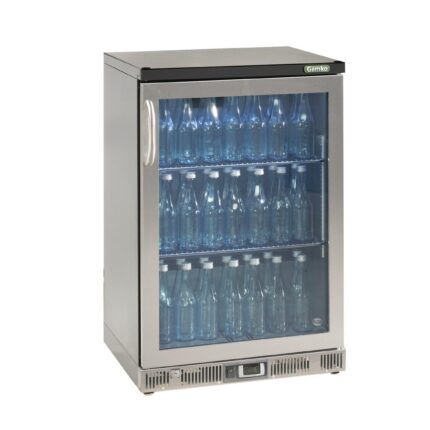 Gamko Bottle Cooler - Single Hinged Door 150 Ltr Stainless Steel