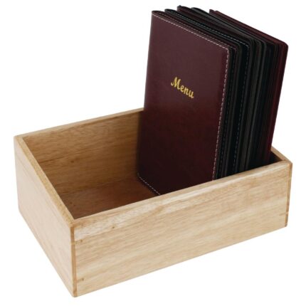 Olympia Wooden Menu Storage Box A5