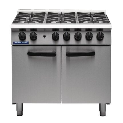 Blue Seal 6 Burner Oven Range Medium Duty Natural Gas G750 6