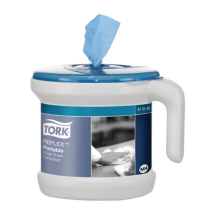 Tork Reflex Portable Dispenser and Blue Roll Starter Pack