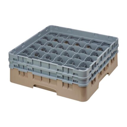 Cambro Camrack Beige 36 Compartments Max Glass Height 133mm