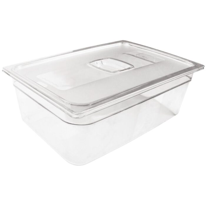 Rubbermaid Polycarbonate 1/1 Gastronorm Container 200mm Clear