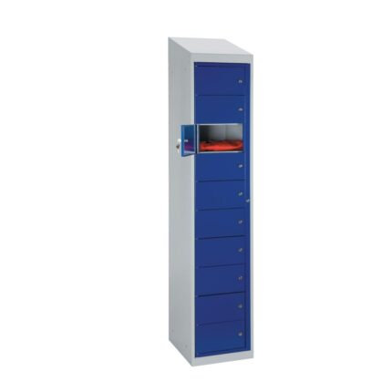 Garment 10 Door Dispensing Locker Sloping Top