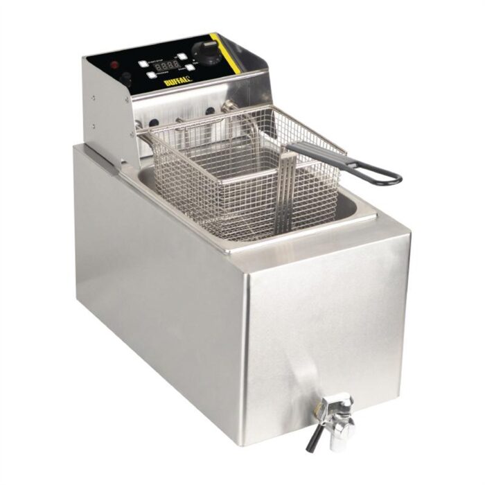 Buffalo 6kW Single Tank Countertop Fryer 8Ltr