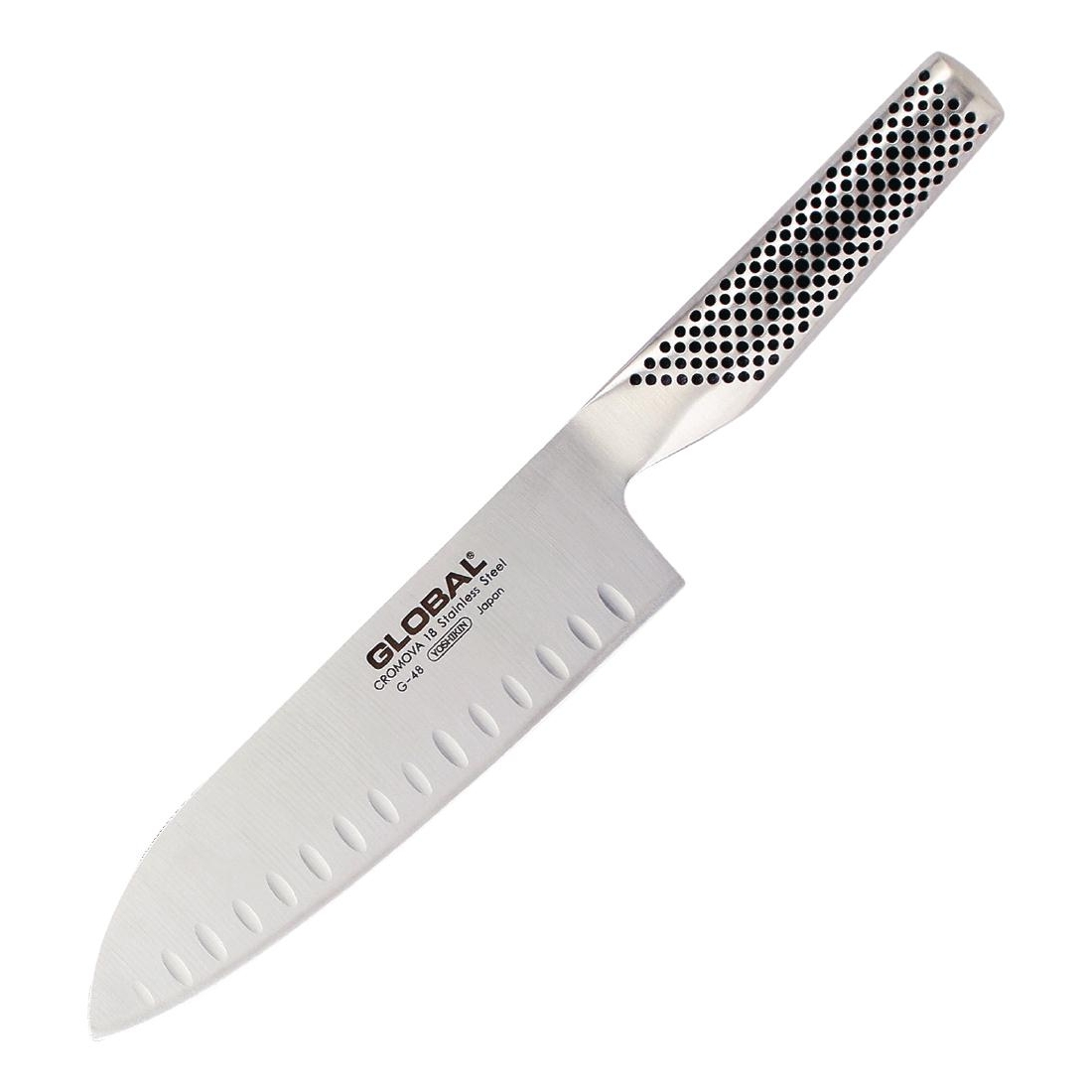 Global G 48 Santoku Fluted Knife 18cm by Global-GH281
