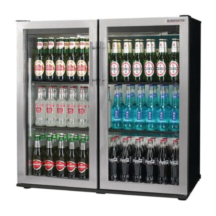 Autonumis Popular Double Hinged Door 3Ft Back Bar Cooler St/St Door A215180