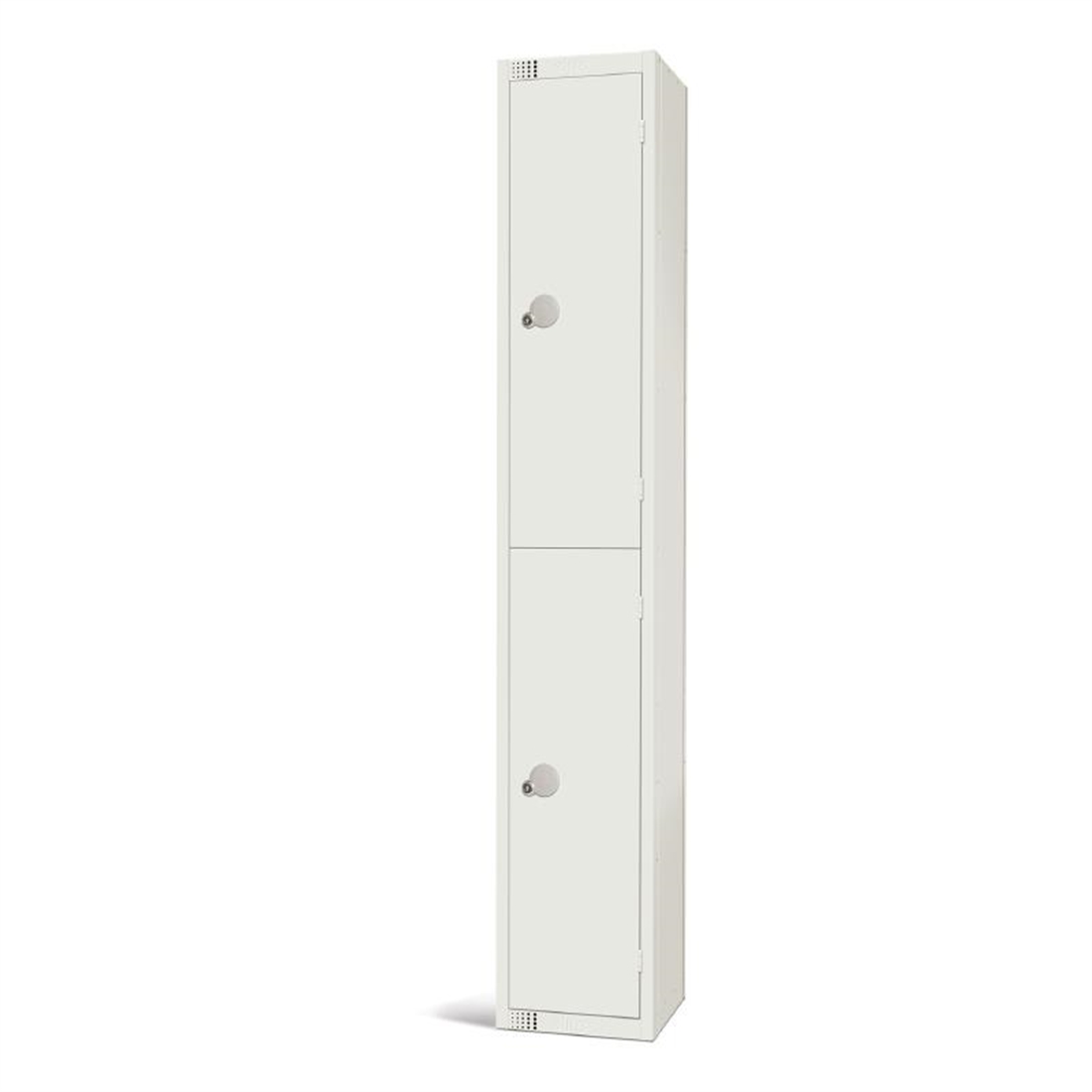 Elite Double Door Electronic Combination Locker White
