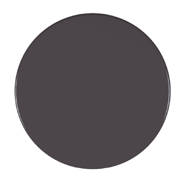 Werzalit Pre-drilled Round Table Top  Dark Grey 800mm