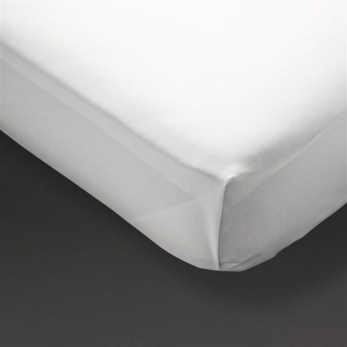 Mitre Essentials Spectrum Flat Sheet White King Size