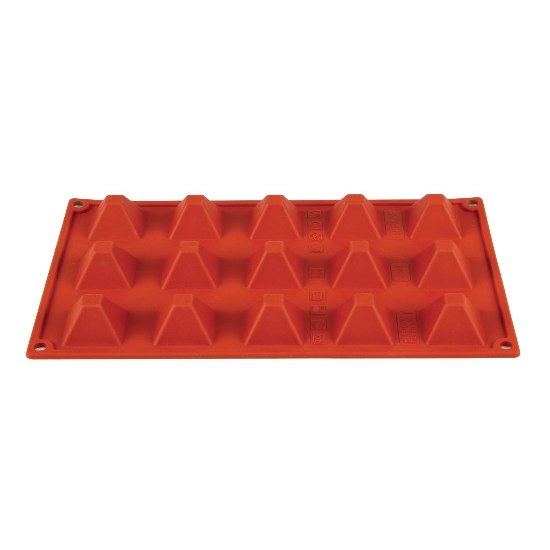 Red Silicone Brioche Mold - 6 Compartments
