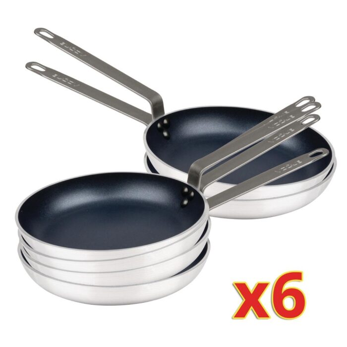 Bulk Buy Pack of 6 Vogue Non-Stick Frypans