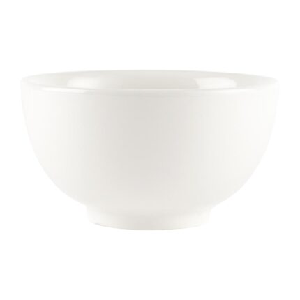 Churchill Plain Whiteware Large Footed Bowls 145mm