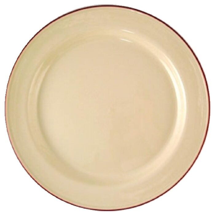 Steelite Empire Claret Slimline Plates 255mm