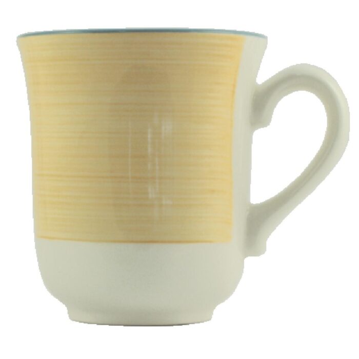 Steelite Rio Yellow Club Mugs 285ml