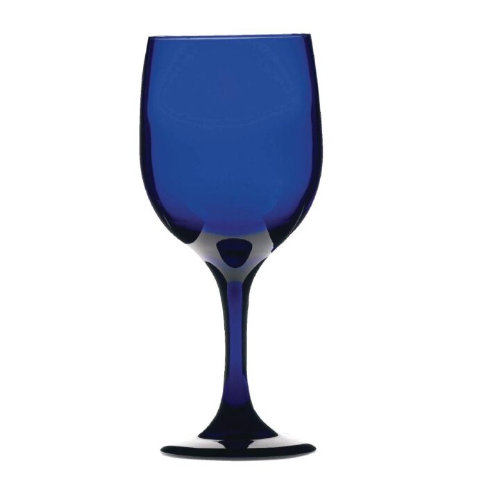 Libbey Cobalt Blue Wine Goblets 330ml