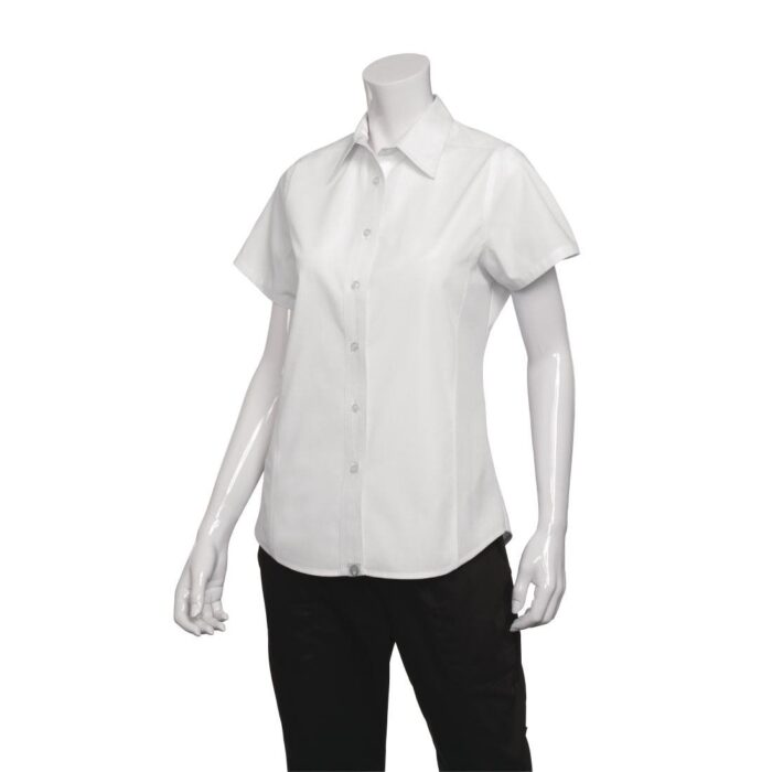 Chef Works Womens White Cool Vent Chefs Shirt