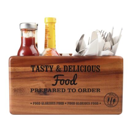 T&G Food Glorious Food Table Tidy with Chalkboard